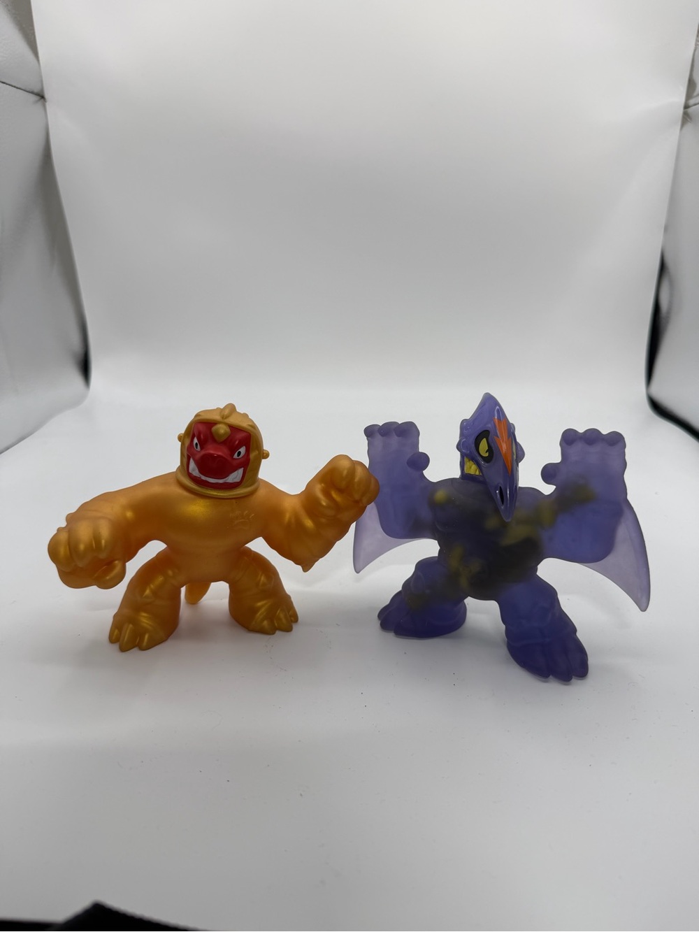 Gold and Purple Monster Figure Set - Action Play Duo
